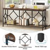 Resenkos Narrow Console Table, Small Entryway Table, Thin Sofa Table, Side Table, Display Table, for Hallway, Bedroom, Living Room, Foyer Brown - 3 of 4
