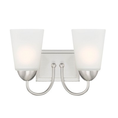 Designers Fountain Malone 2 - Light Vanity in  Brushed Nickel
