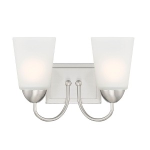 Designers Fountain Malone 2 - Light Vanity in  Brushed Nickel - 1 of 1