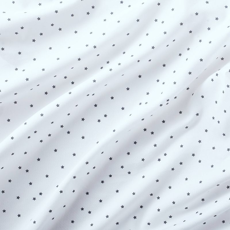 Baby Fitted Sheet - Cloud Island&#8482; White Gray, 5 of 7