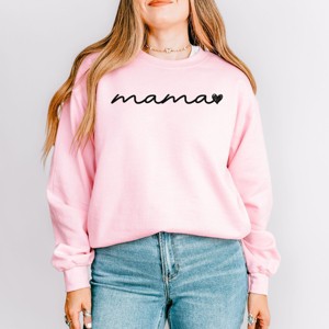 Simply Sage Market Mama Cursive Heart Sweatshirt - 1 of 4