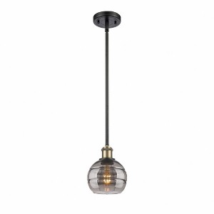 Rochester - 1 Light Stem Hung Mini Pendant In Industrial Style-7.88 Inches Tall and 5.88 Inches Wide - 1 of 1