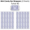 Big Dot of Happiness Purple Elegantly Simple - Guest Party Favors Candy Favor Sticker Kit - 304 Pieces - 3 of 4