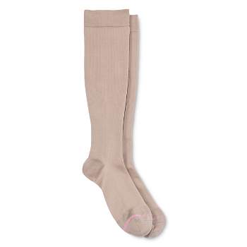 FUTURO Anti-Embolism Stockings, Knee Length, Closed Toe, Large Regular,  White
