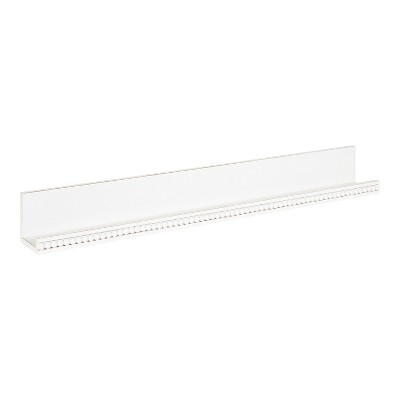 Kate and Laurel Strahm Rectangle MDF Floating Shelf, 36", White