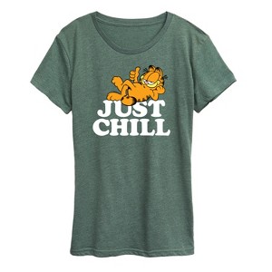Women's - Garfield - Just Chill Short Sleeve Graphic T-Shirt - 1 of 4