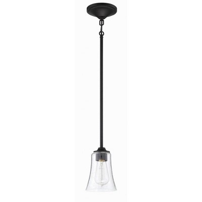 Craftmade Lighting Gwyneth 1 - Light Pendant in  Flat Black