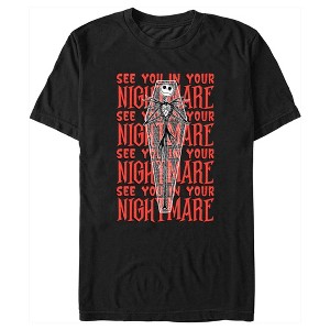 Men's The Nightmare Before Christmas Jack See You in Your Nightmare Coffin T-Shirt - 1 of 4