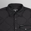 Men's Quilted Shirt Jacket - Black - Small - 2 of 4
