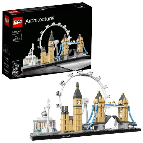 Menda City kapacitet Kommandør Lego Architecture London Skyline Building Set 21034 : Target