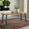 Coolbibila-Acacia Wood Dining Table, 69 Inch Long Table,  Dining Table Rectangular - 2 of 4