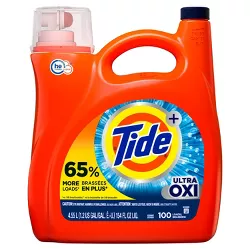 Tide Plus Ultra Oxi Liquid Laundry Detergent - 154 fl oz