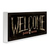 Stupell Industries Welcome Foolish Mortals Phrase Framed Giclee Art - 2 of 4