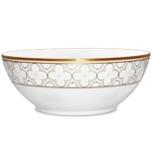 Noritake Trefolio Gold Large Round Vegetable Serving Bowl - 1 of 2