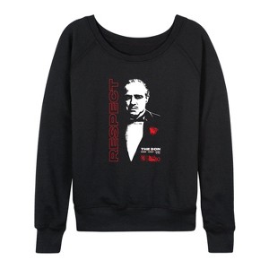 Women's - The Godfather - 50th Anniversary Edition Lightweight French Terry Wide Neck Long Sleeve Shirt - 1 of 4