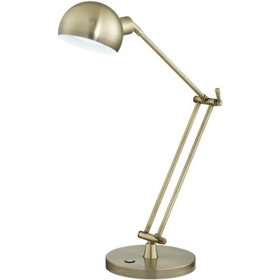 OttLite Refine LED Antique Brass Desk Lamp