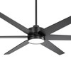 Airsurfer 72" Matte Black LED Ceiling Fan with Remote, 6-Speed Reversible Motor, 3-Color Light & Memory Function - 3 of 4