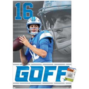 Trends International NFL Detroit Lions - Jared Goff 24 Unframed Wall Poster Prints - 1 of 4