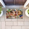 Stupell Industries Puppies In Basket Tea Party Printed Outdoor Door Mat, design by Image World, 18"x30" - 4 of 4