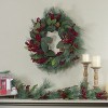 Northlight Real Touch™️ Mixed Pine and Berries Artificial Christmas Garland - 5' x 6" - Unlit - 2 of 4