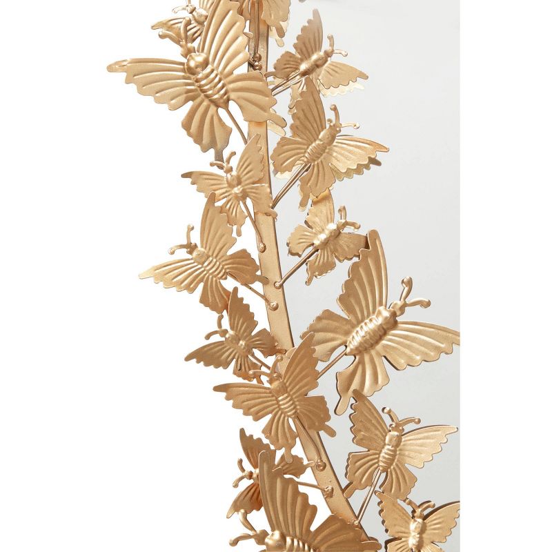 Glam Metal Butterfly Wall Mirror Gold - Olivia &#38; May, 6 of 22