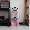 IRIS USA WEATHERPRO Airtight Plastic Storage Bin with Seal Lid, Secure Latching Buckles and 2 Rear Wheels - 2 of 4