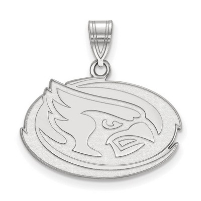 Black Bow Jewelry 14k White Gold Iowa State Cyclones NCAA Medium Pendant