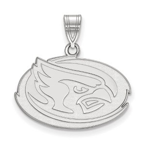 Black Bow Jewelry 14k White Gold Iowa State Cyclones NCAA Medium Pendant - 1 of 3