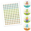 Big Dot of Happiness Gnome Birthday - Happy Birthday Party Round Candy Sticker Favors - Labels Fits Hershey’s Kisses (1 sheet of 108) - 2 of 4