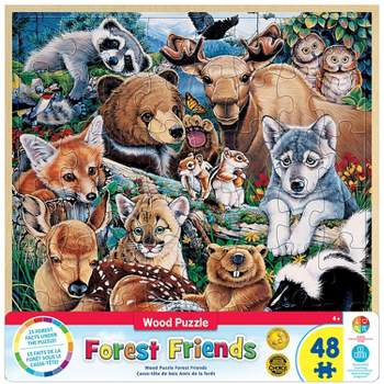 MasterPieces Inc Forest Friends 48 Piece Real Wood Jigsaw Puzzle