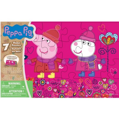 peppa pig wooden puzzle