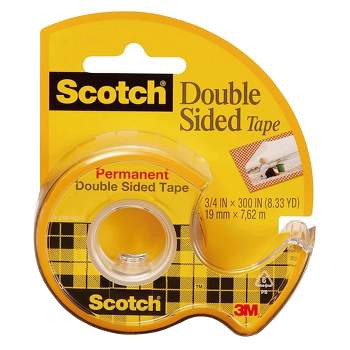 Scotch Double Sided Tape Runner, 1-Pack, 0.27 in x 26 ft., Perfect for  Holiday Crafts, Gifts, and More