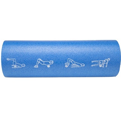 Mind Reader 18 inch Black High-Density Round Foam Roller