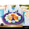 Disposable Plastic Plates, 10.4 Inches Plastic Dinner Plates, Strong and Sturdy Plates for Party, Holiday, Picnic, or Travel Party Plates, Pack of 50 - 2 of 4