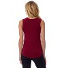 Rekucci Women's Soft Jersey Knit Sleeveless Tank Top – Casual & Versatile Everyday Wear - 3 of 3