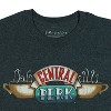 Seven Times Six Friends T-Shirt Men's Central Perk Coffee Shop Short Sleeve Graphic Top Grey - 2 of 4