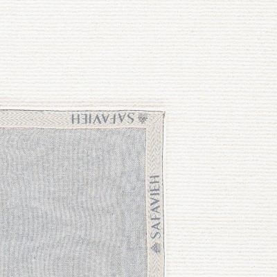 Ivory Elegance 4' x 6' Handmade Tufted Wool-Viscose Blend Rug