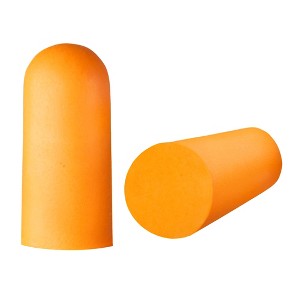 McKesson Ear Plugs Single Patient Use Tapered Orange - 1 of 2