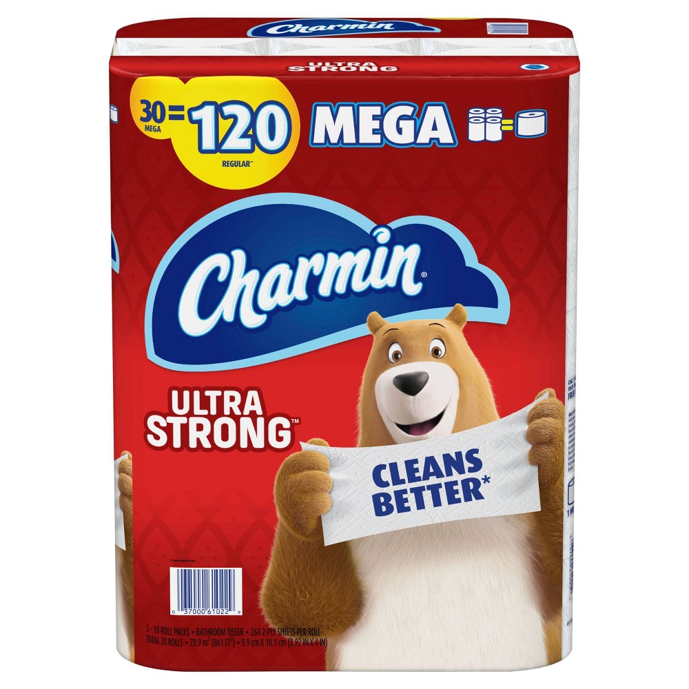 Charmin Ultra Strong Toilet Paper  30 Mega Roll