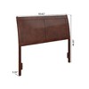 AFI Furnishings Portland Full Headboard with Turbo Charger in Walnut - 3 of 4