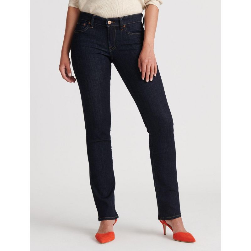 Lucky Brand Women's Mid Rise Sweet Straight Jean - Norman, 2 of 6