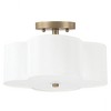 Capital Lighting Quinn 2 - Light Semi-Flush Mount in  Brushed Gold - 3 of 3