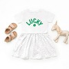The Juniper Shop Lucky Arched Distressed Toddler Graphic Dress - 2 of 3
