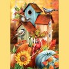 Briarwood Lane Fall House Flag 40x28 For Outdoor Fall Floral Birdhouses For Fall House Flag - 3 of 4