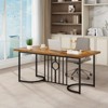Tangkula 71" Large Dining Table for 6-8 People Rectangular Kitchen Table Dinette Table - 3 of 4