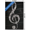Trends International Treble Clef - Chalk Unframed Wall Poster Prints - 3 of 4