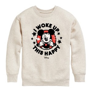 Boys' - Disney - Mickey & Friends Graphic Long Sleeve Fleece Sweatshirt - 1 of 4