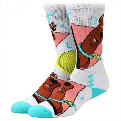 Adult Scooby-Doo Retro Toss Crew Socks