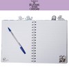 Nightmare Before Christmas Tab Journal Notebook, Spiral Bound, 96 Lined Pages, 7 x 8 inches, Black/White - 3 of 4