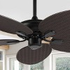 52" Raffles Bohemian Industrial Iron 6-Speed Palm Ceiling Fan - JONATHAN Y - 4 of 4